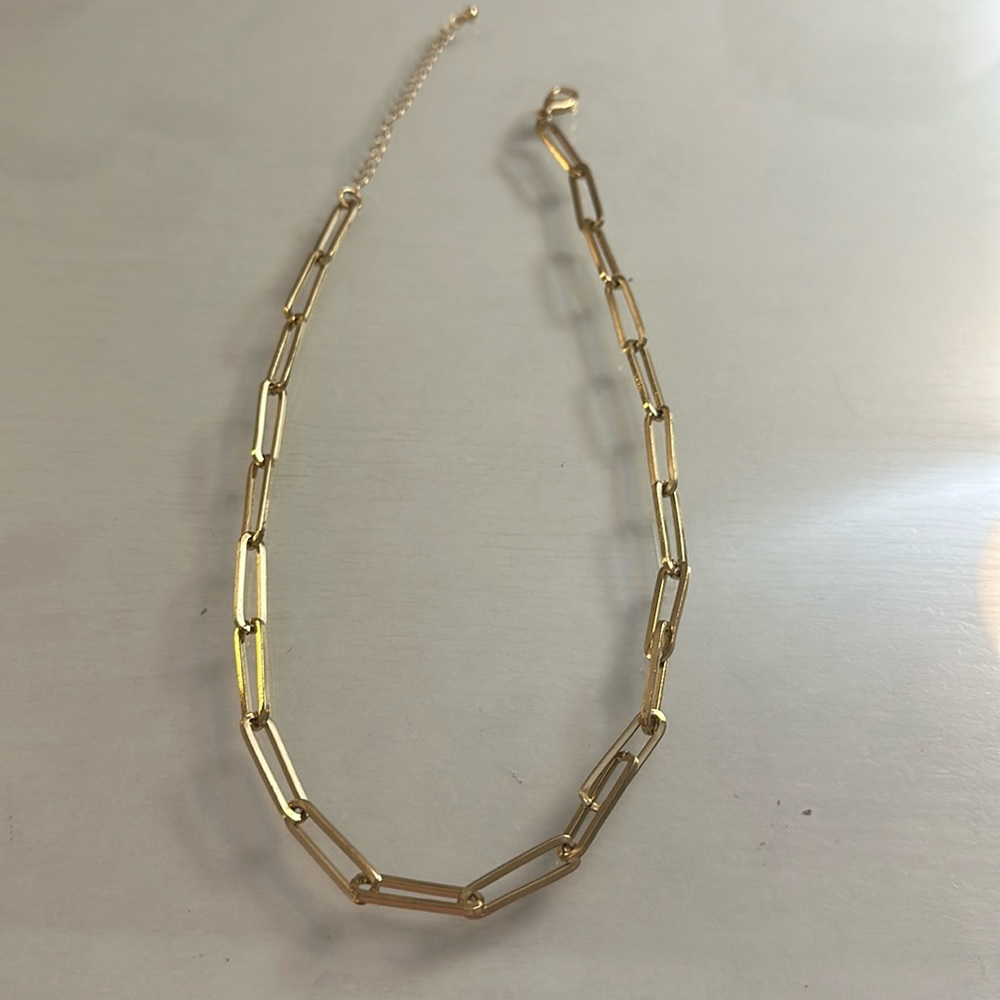 Gold Chain Necklace.